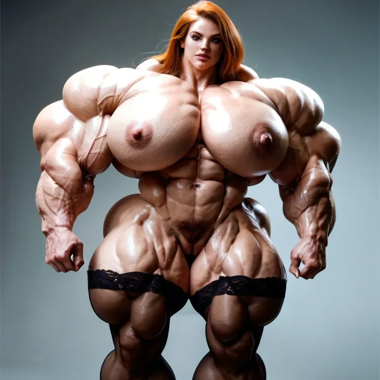 kim possible , hyper massive muscles female, massive muscles, hyper gigantic massive muscles, hyper gigantic muscles, hyper gigant muscles, hyper giant muscles, hyper muscle tank, nude pectorales, pecs, big Hairy pussy, lingerie stockings, gaped pussy, bathroom, futa