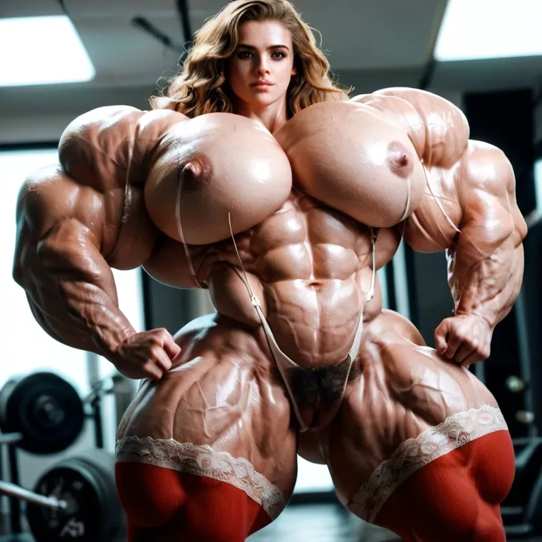 Hermione granger, hyper massive muscles female, massive muscles, hyper gigantic massive muscles, hyper gigantic muscles, hyper gigant muscles, hyper giant muscles, hyper muscle tank, nude pectorales, pecs,  big Hairy pussy, lingerie stockings, gaped pussy, bathroom, futa