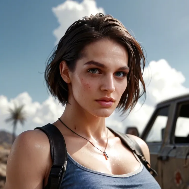 Jill valentine Lauren Cohan, resident evil, post apocalyptic setting, zombies