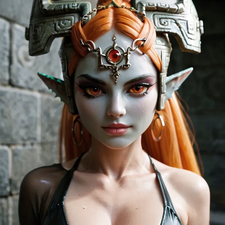 Midna from the legend of zelda, hyper tits, horny