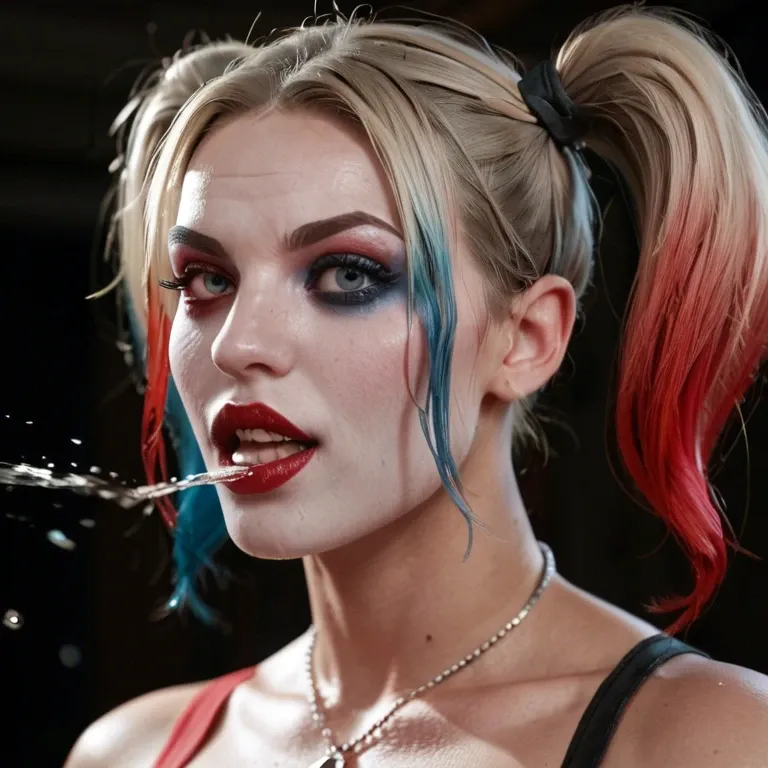 Harley Quinn horny and squirting