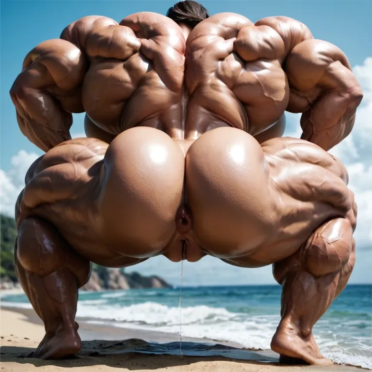 Wonder woman, hyper massive muscles female, massive muscles buffet, hyper gigantic muscles mass, hyper gigant muscles body, hyper giant muscles, hyper muscle tank, nude pectorales, pecs, beach, fucked, asshole, doggy style, futa cock