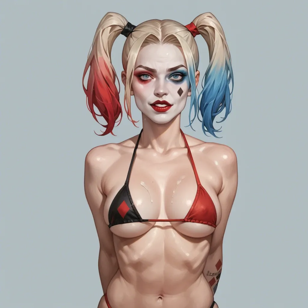 Harley Quinn in a bikini