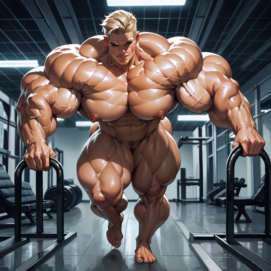 Jessica rabit, Hyper bodybuilding female,hyper muscular trapèze, hyper muscular épaule, hyper musclar biceps,nude boobs, hyper muscular legs, legging