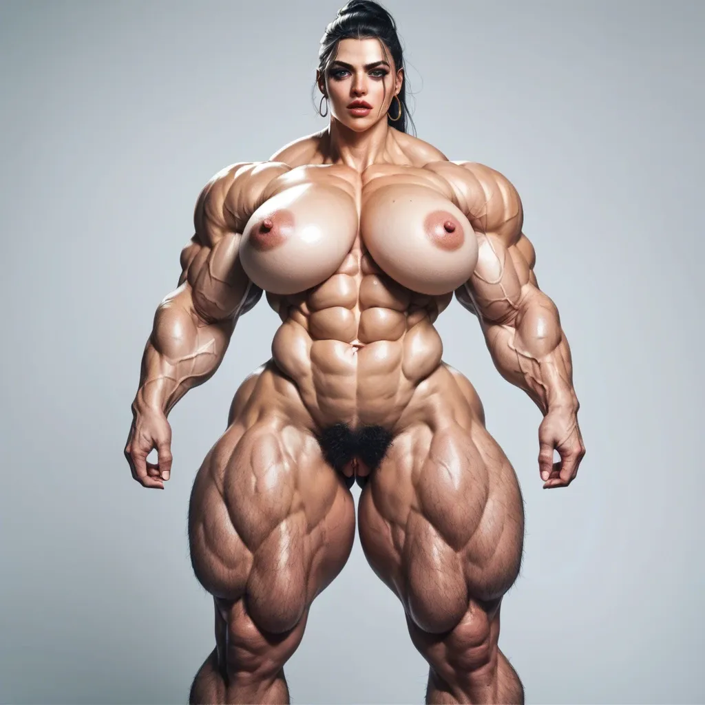 Tow secrétaire, Massive bodybuilding female, massive muscular trapèze, massive muscular épaule, massive musclar biceps, nude boobs, muscle abdos, nude hairy pussy, hyper muscular legs, massive muscular mollet, female lingerie bas porte jarretelle