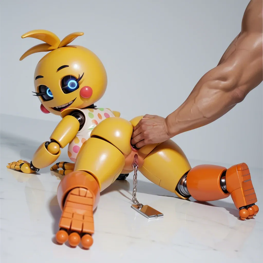 Toy chica from Five nights at Freddy's 2 having anal sex