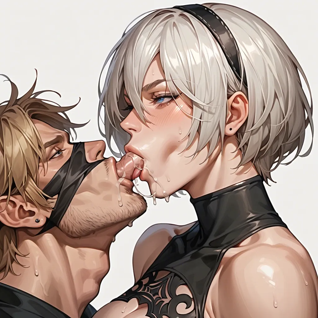 tomboy yorha 2b sucking teen boy link