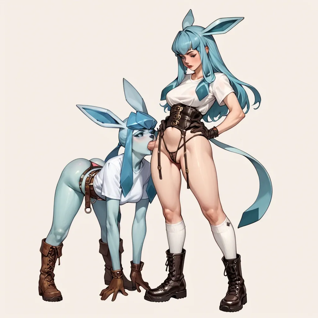 2girl, , , , bubble in nose,legs raised,round tits,grabbing hips,knee socks, plain t-shirt,glaceon,gloves,thong,brown boots, white shirt,baggy socks,suspender belt,corset piercing,black sneakers, school bathroom, ocean, cyborg girl, mario and luigi, anna, miku hatsune