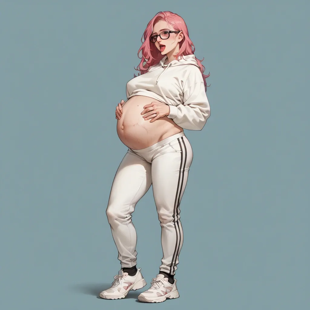 1 solo girl,,,, no background, no objects, full view, stand up, pregnant belly, tongue out, long pink hair, black glasses, white hoodie, sportive white pants, white sportive shoes, gentle look, soft skin, 20 years old, human, open blue eyes, facing camera, energetic look, skinny1 solo girl,,,, no background, no objects, full view, stand up, pregnant belly, tongue out, long pink hair, black glasses, white hoodie, sportive white pants, white sportive shoes, gentle look, soft skin, 20 years old, human, open blue eyes, facing camera, energetic look, skinny1 solo girl,,,, no background, no objects, full view, stand up, pregnant belly, tongue out, long pink hair, black glasses, white hoodie, sportive white pants, white sportive shoes, gentle look, soft skin, 20 years old, human, open blue eyes, facing camera, energetic look, skinny1 solo girl,,,, no background, no objects, full view, stand up, pregnant belly, tongue out, long pink hair, black glasses, white hoodie, sportive white pants, white sportive shoes, gentle