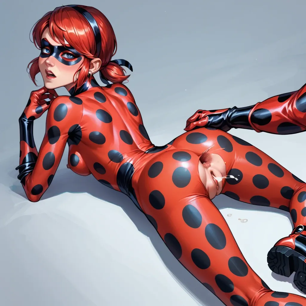 Miraculous, Ladybug, lick asshole, fucked doggy, angle