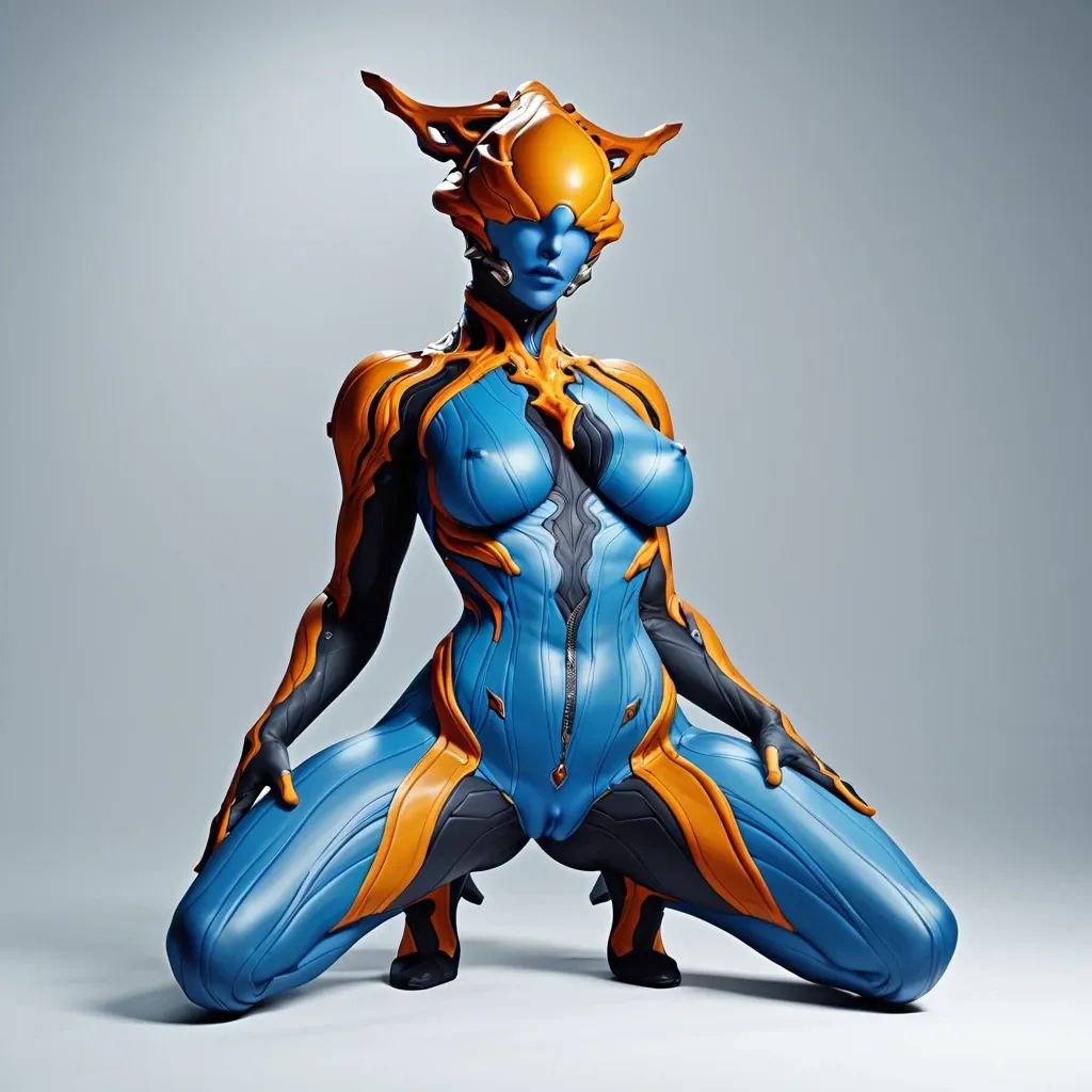 (Warframe:1.7),full body, camel toe pussy, staying,sezy pose,pussy bugle, details,4k,sexy pose, blue,sexy,