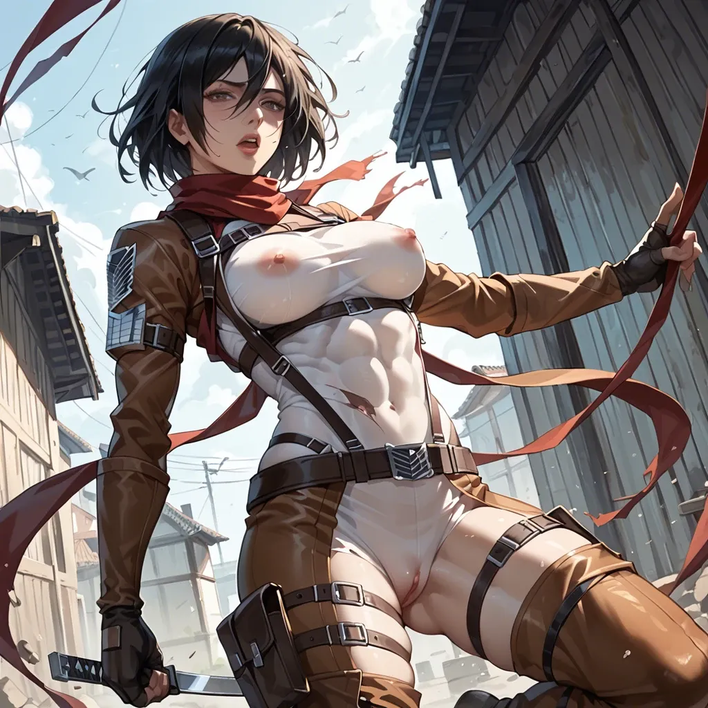 Mikasa clothes ninja