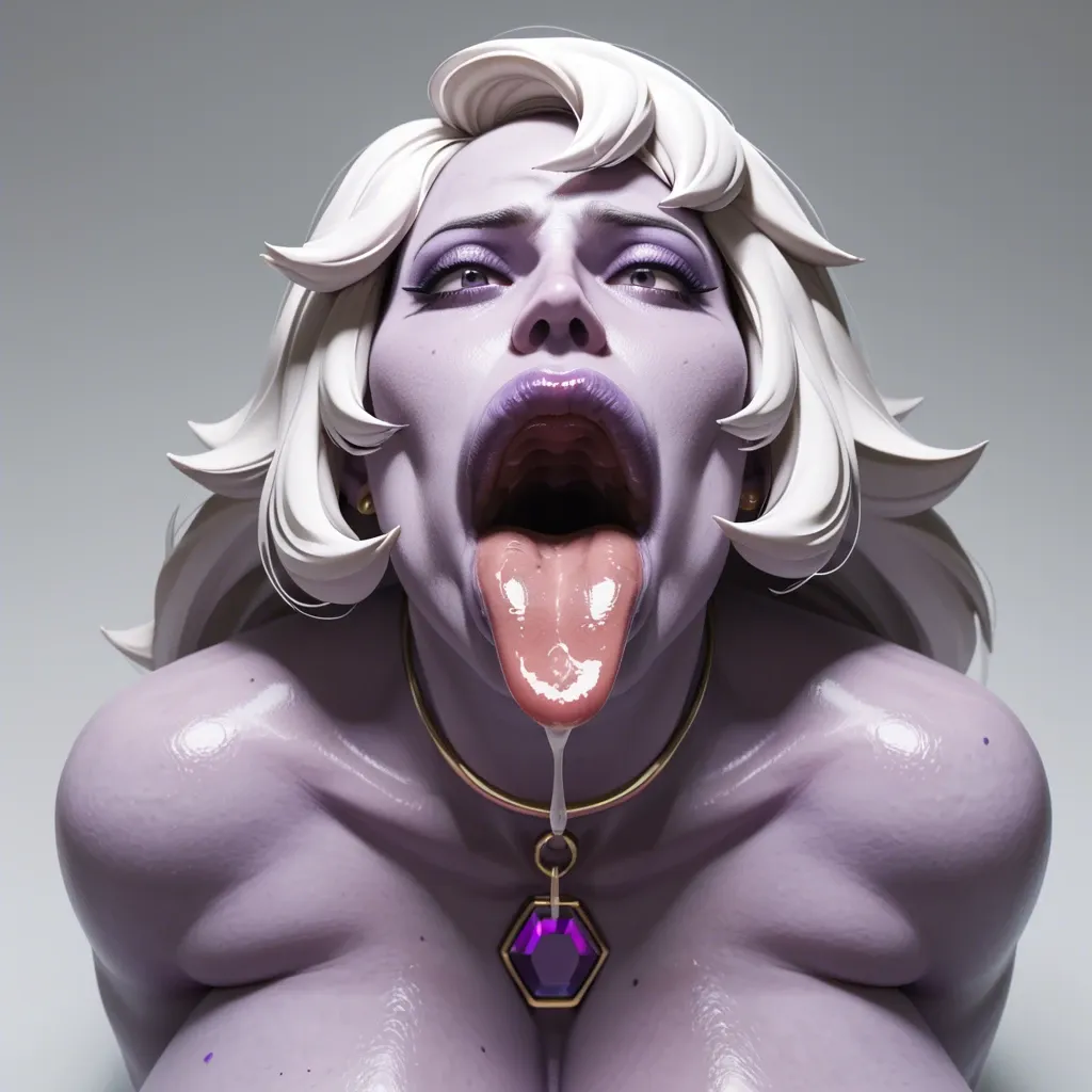 (3d), amethyst Steven universe, obese, milf hyper lips, gaping mouth, tongue out