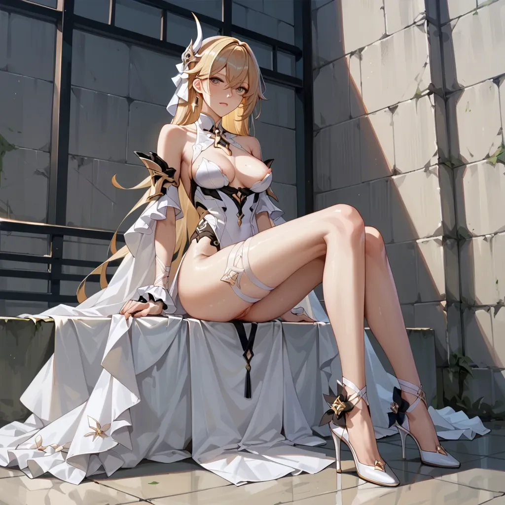 Feixiao Honkai Star Rail, copy image from #Honkai_Star_Rail, perfect body, full body, High Quality, Tall Girl, Beautiful body, thin body, slim legs, Perfect Quality Detail, Lie flat, sitting kneel or standing fighting act, Pull up, Have pubic hair,