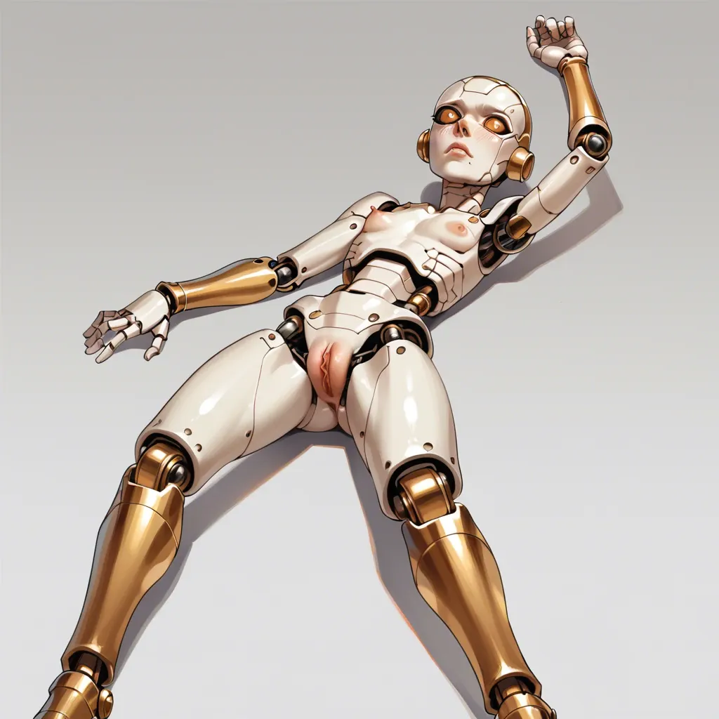 1girl,solo, , , , large nose,gold anklets,saggy breast,lying on back,doll joints, bubble in nose,arm up,flat chest,grabbing,robot joints, pupils,armpit fetish,medium tits,bent at waist,shoulders, tank top,red stockings,suspenders,black leotard,white sneakers, blue jacket,purple necklace,dangly earrings,torn bodysuit,strappy sandals, gym, dungeon, sitting on desk, anime, bright, wonder woman, rapunzel waifu