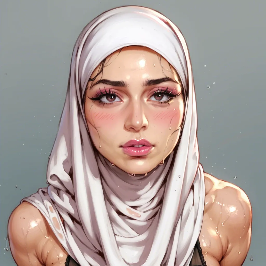 Hijab ,photorealistic, hyper realistic, hdr, blush, wet skin, sweaty, rd person, from above, extremely beautiful, extremely, perfect face, perfect skin, long eyelashes, thick eyelashes, (side view: 1.3), shiny pink lip gloss, gold earri, butt sticking out, looking at viewer, boss office, big waist belt, tight waist belt, tight clothing, skin tight, deep buttcrack, (gluteal cleft: 1.1), waist, flirty, round eyes, dimorphic feminine face, (deep butt crack: 1.1), deep ass crack, bubble butt, focus on butt, bulging ass, eyeshadow, tan skin, freckles, thick lips, dynamic pose, perfect skin, extremely beautiful face, black pantyhose, black pantyhose ripped open, lying on office table, lying on belly, cock in vagina, transparent tight shirt, golden headdress, diamond earrings, diamond necklace, diamond bracelet, shaved vagina, oiled skin, oiled skin, stand forward viewer, blue eyes, braid hair, super waist, hips, anal, big veiny cock in asshole