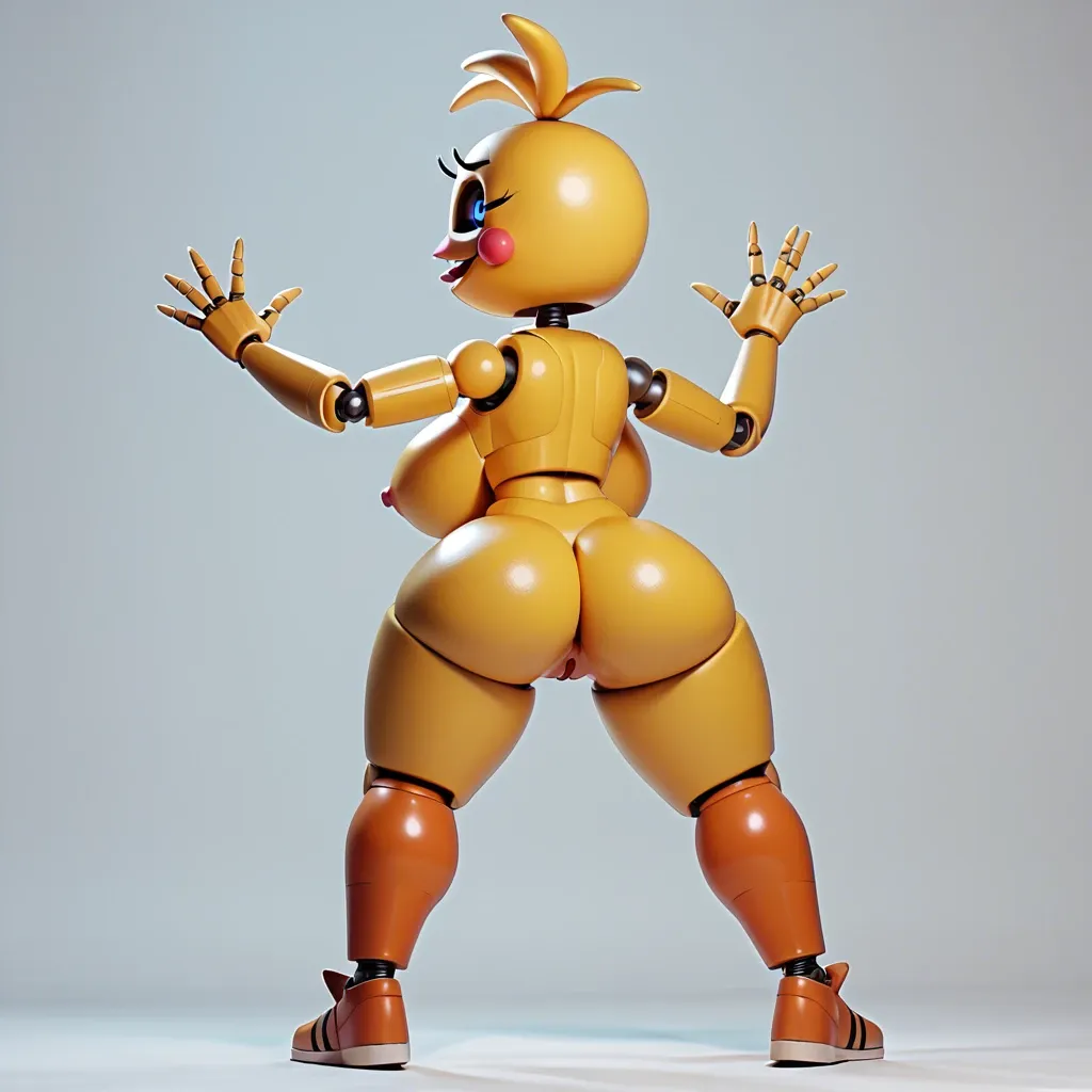 Toy Chica, five nights at Freddy's 2, nice ass, big booty, nice tits, nice boobs