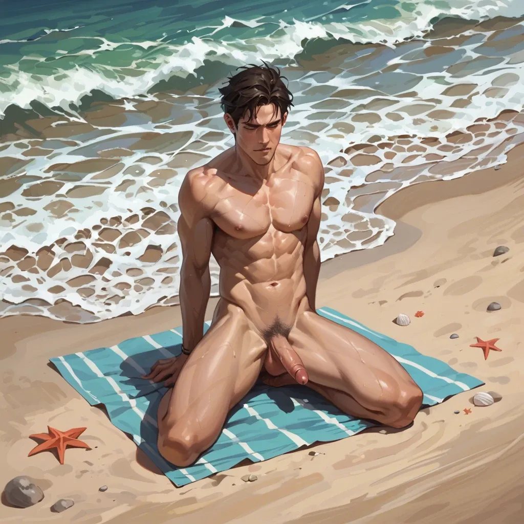 Allen, avatar, beach, nude, full body