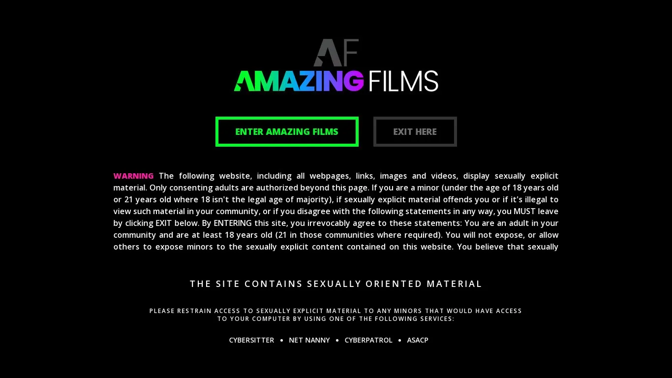 amazingfilms.com snapshot