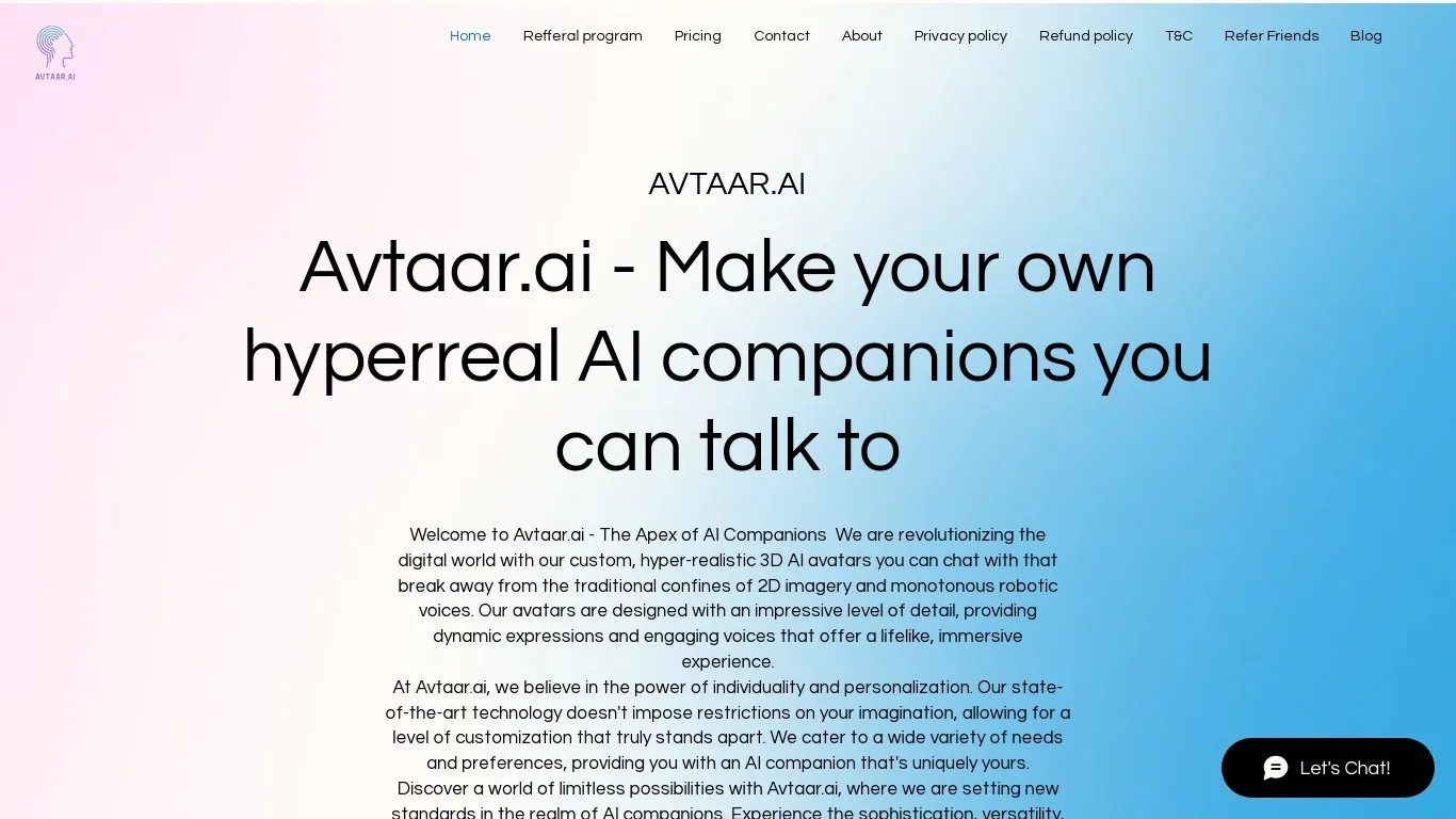 avtaar.ai snapshot