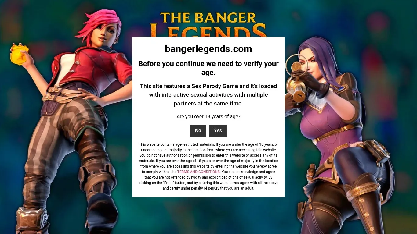 bangerlegends.com snapshot