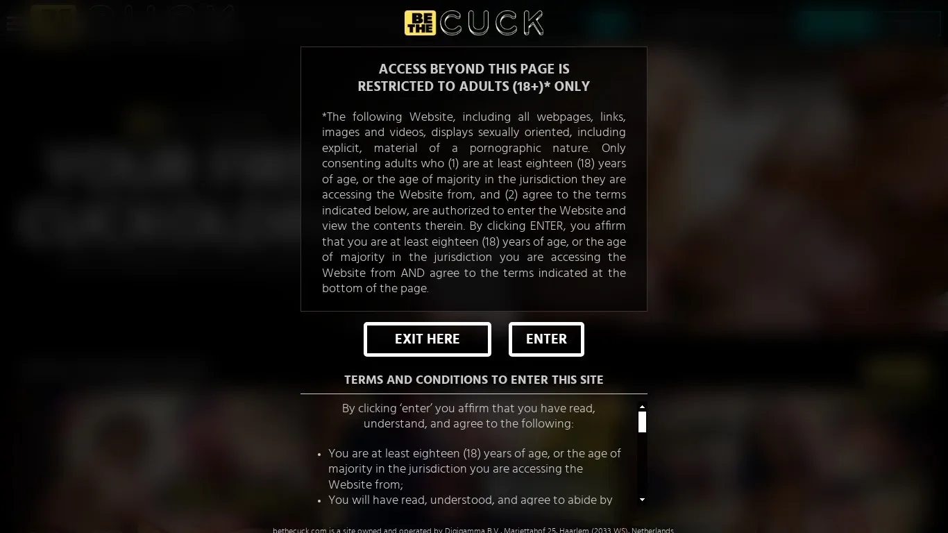 bethecuck.com snapshot