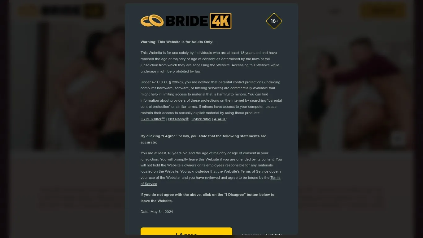 Bride4k.Com snapshot