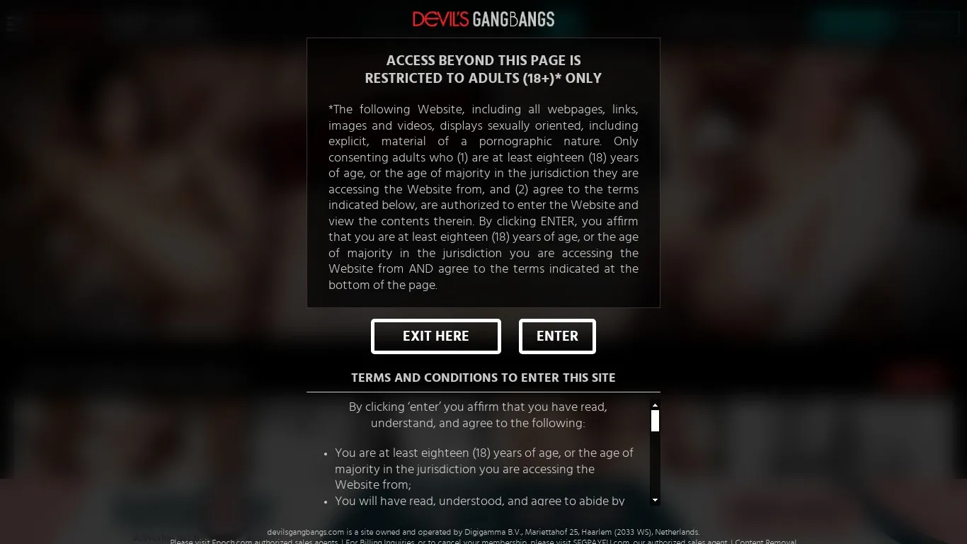 devilsgangbangs.com snapshot