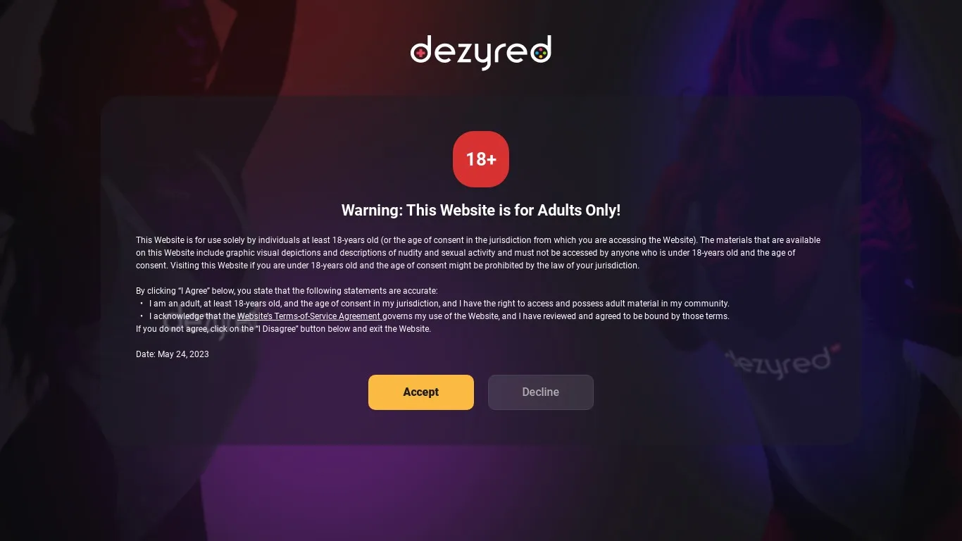 dezyred.com snapshot