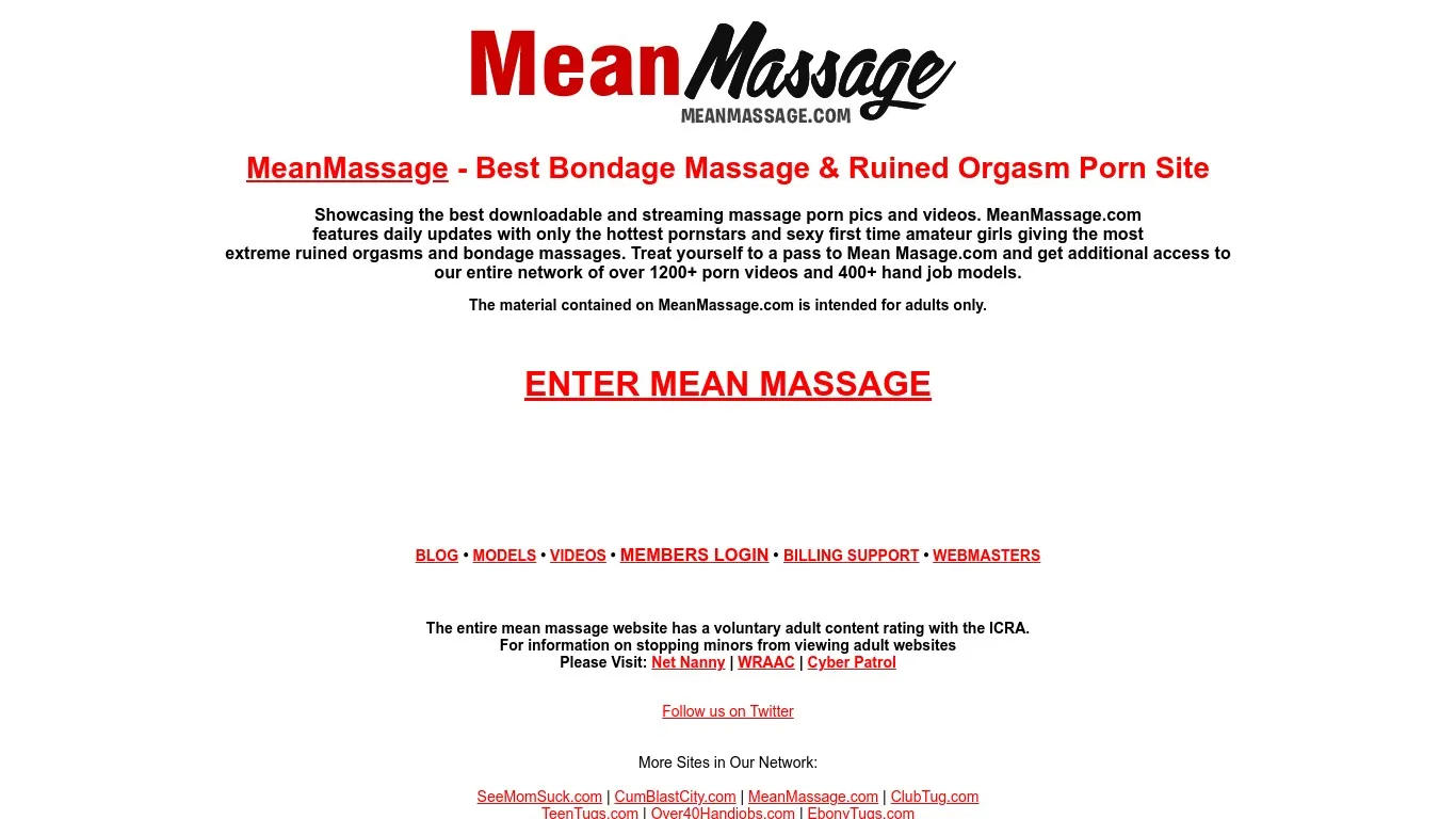 meanmassage.com snapshot