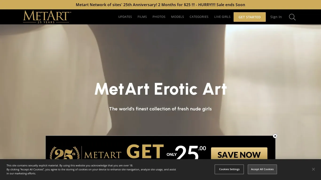 MetArt.com snapshot