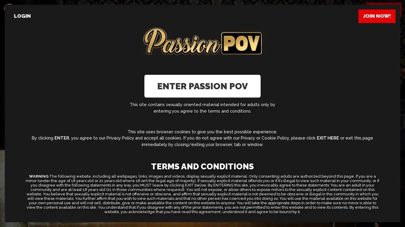 PassionPOV.com snapshot