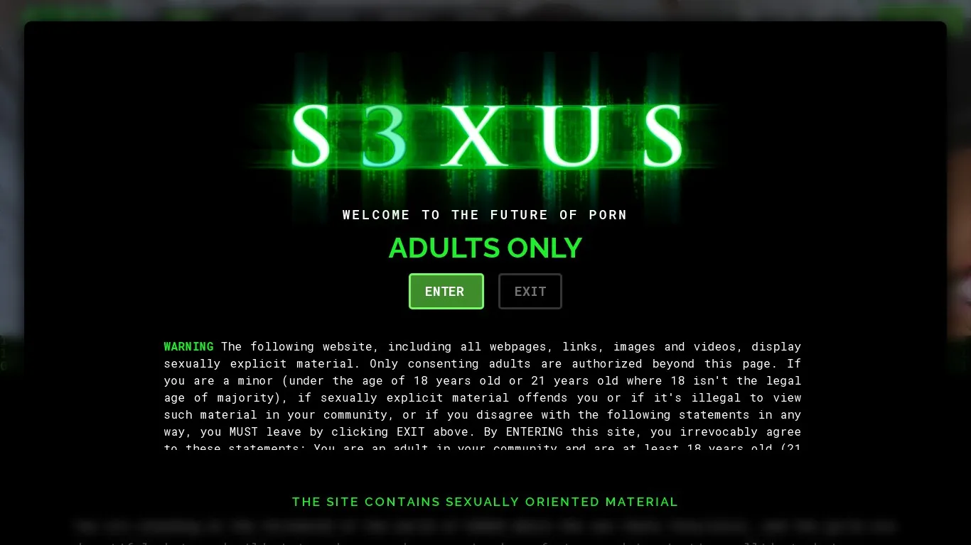 S3XUS.com snapshot