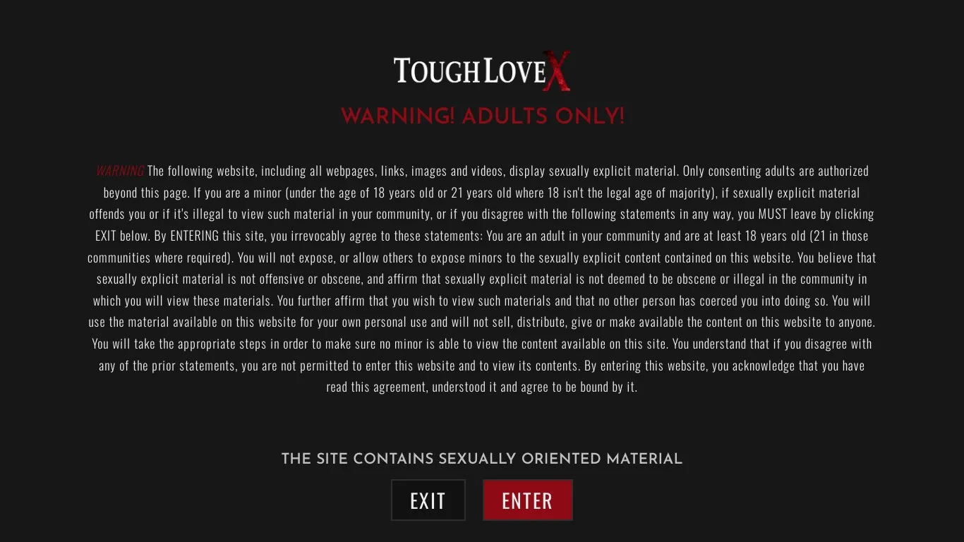 toughlovex.com snapshot