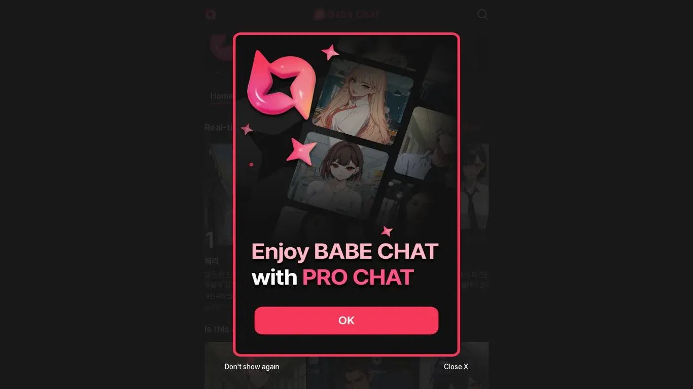 BabeChat AI snapshot