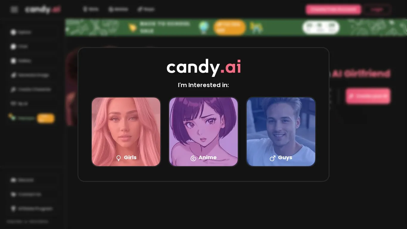 Candy.AI snapshot