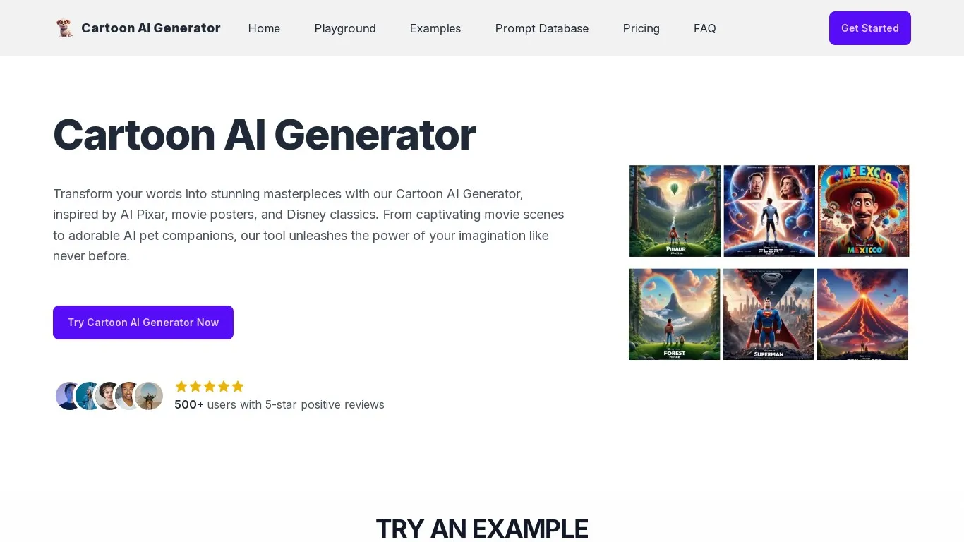 cartoonaigenerator.com snapshot