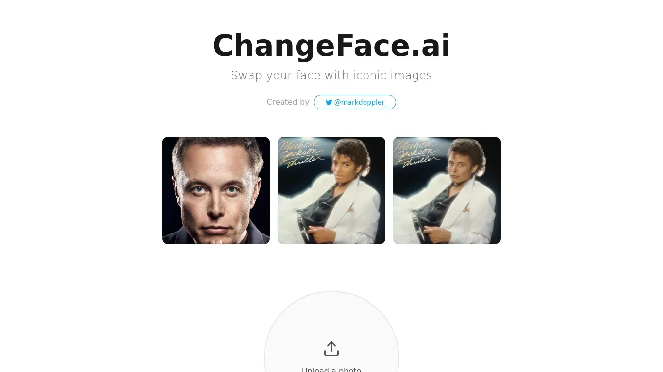 ChangeFace.ai snapshot