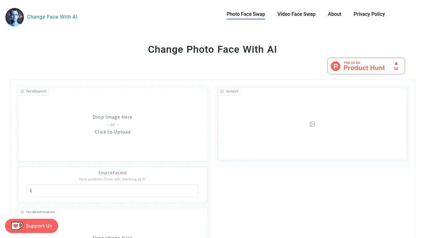 changeface.online snapshot