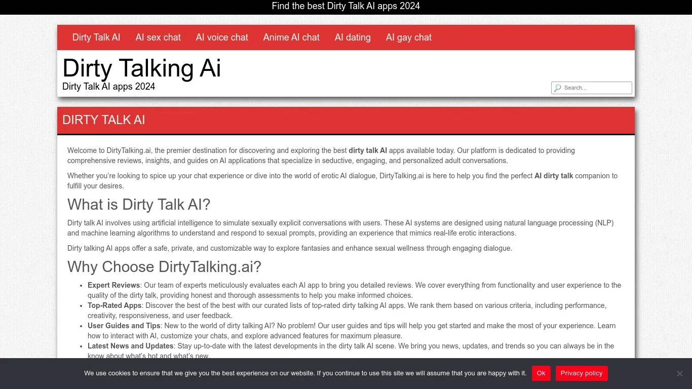 Dirty talk AI snapshot