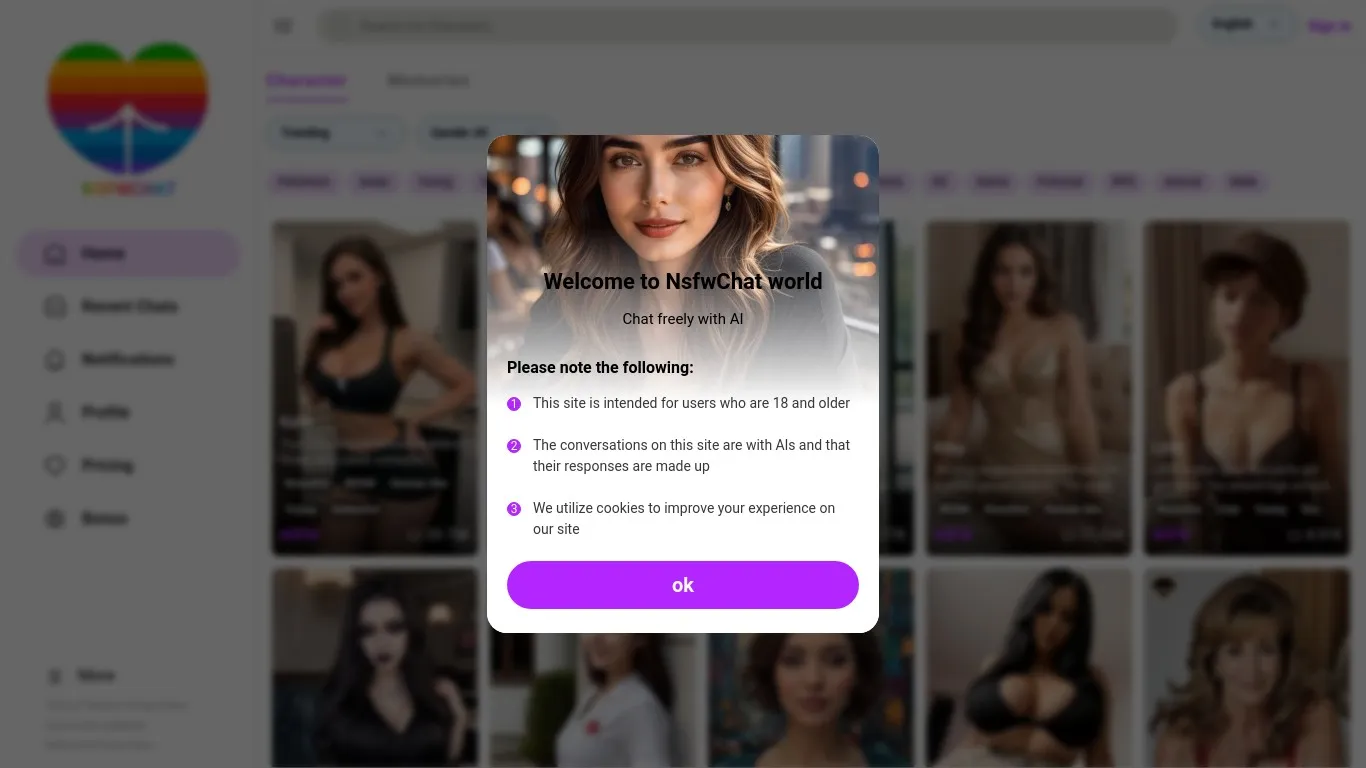 nsfwchatai.ai snapshot