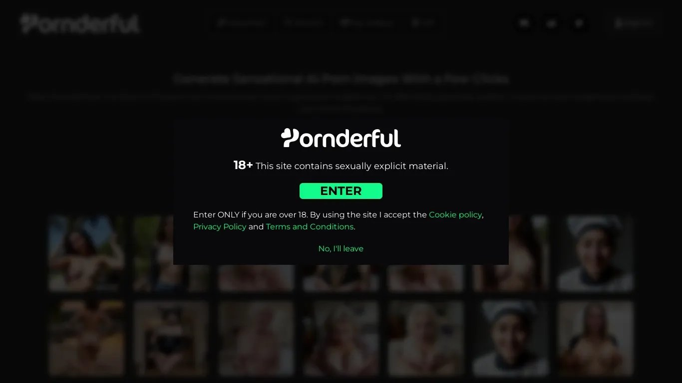 Pornderful.ai snapshot