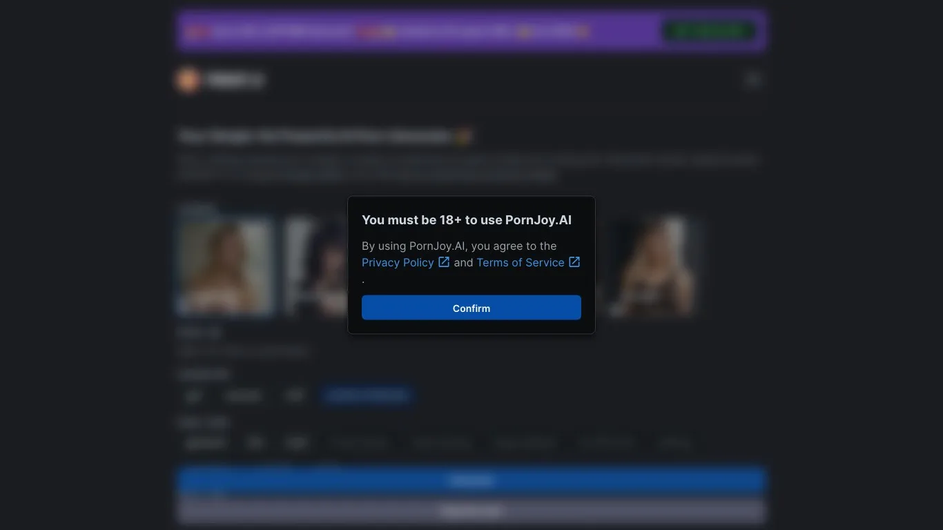 PornJoy.AI snapshot