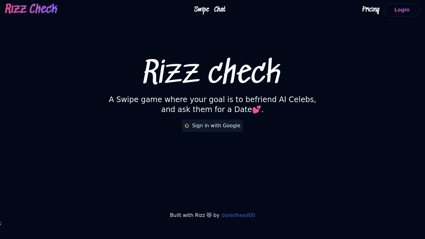 Rizz check snapshot