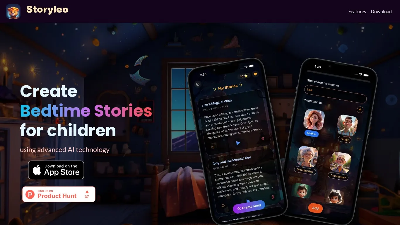 Storyleo snapshot