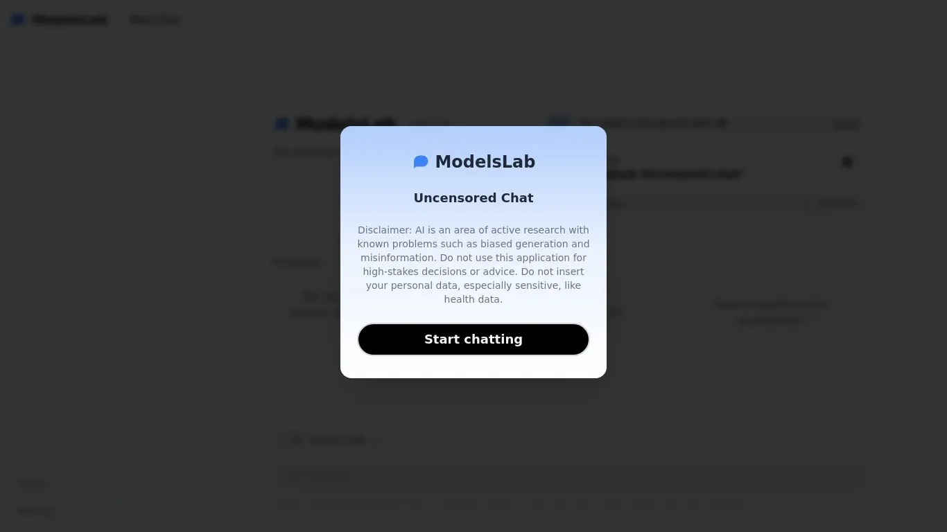 ModelsLab snapshot