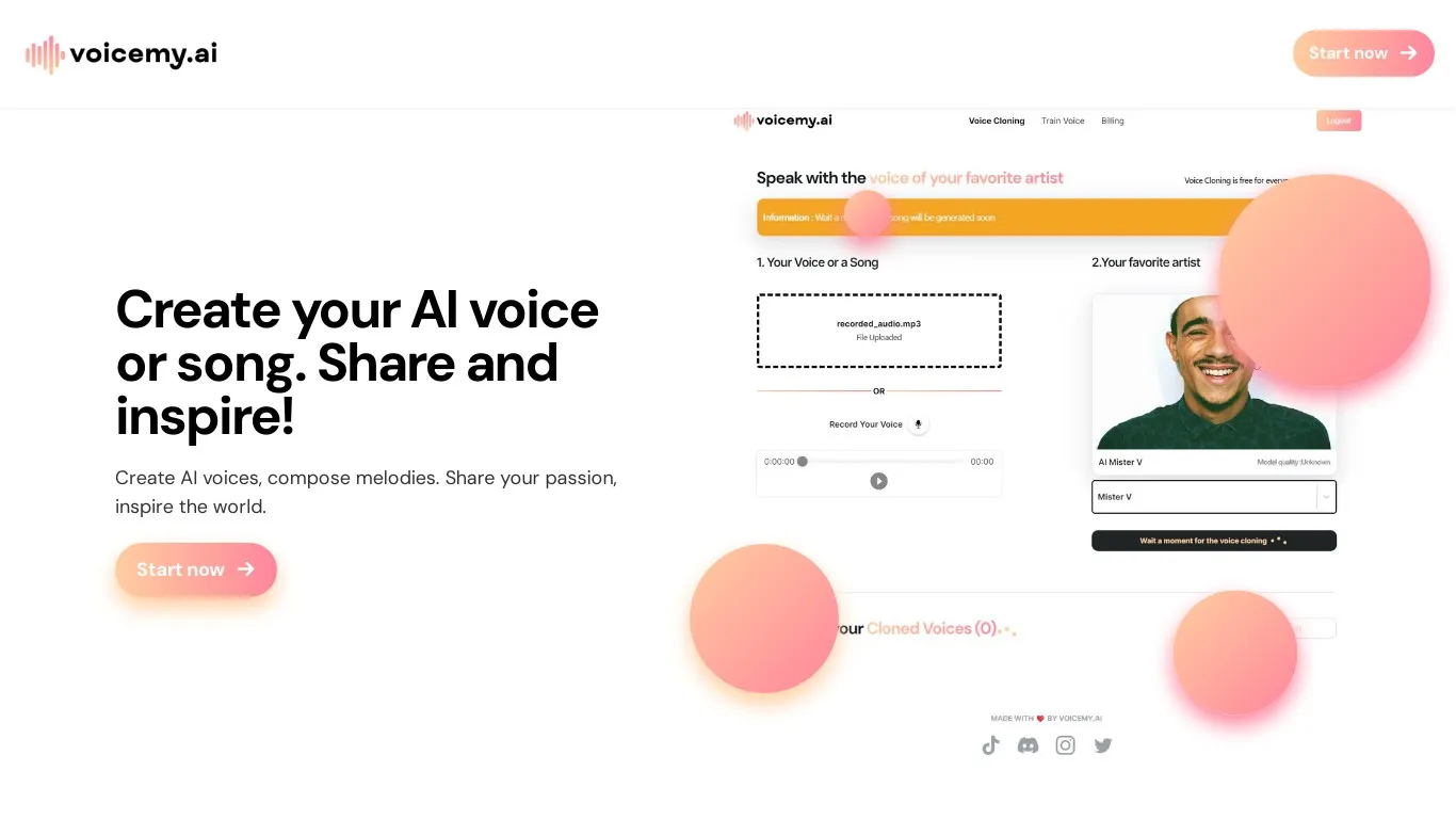 voicemy.ai snapshot